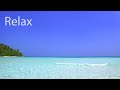Relaxing sunday  peaceful ocean sounds and seagulls  calming island beach
