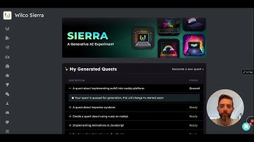Wilco Sierra Walkthrough - Introducing an Educative AI Experiment