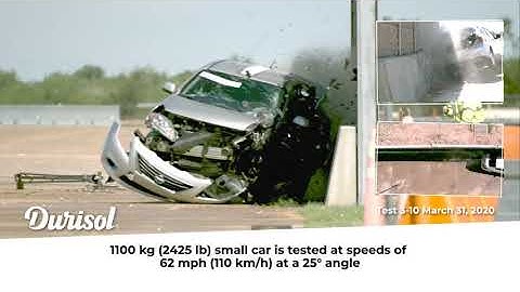 Durisol MASH TL-3 Crash Tested Noise Barrier System