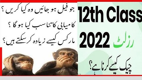 FSC Part 2 Result 2022 || 2nd year result 2022 Punjab board | 12 Class result 2022