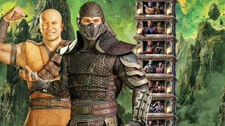 Mk2 Movie Skin Sub Zero With Kano Kameo Champion Klic Tower Mortal Kombat 1 - No Commentary