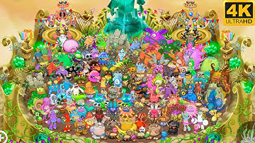 Gold Island - Full Song without Epic Wubbox and Jam Boree (My Singing Monsters) 4k