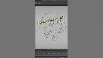 Animated pfp WIP! #youtubeshorts #anime #animation #clipstudiopaint #vtuber #oc #digitalartwork
