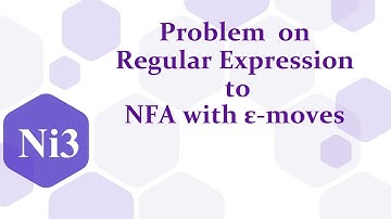 RE to NFA with E Moves  Problem 3