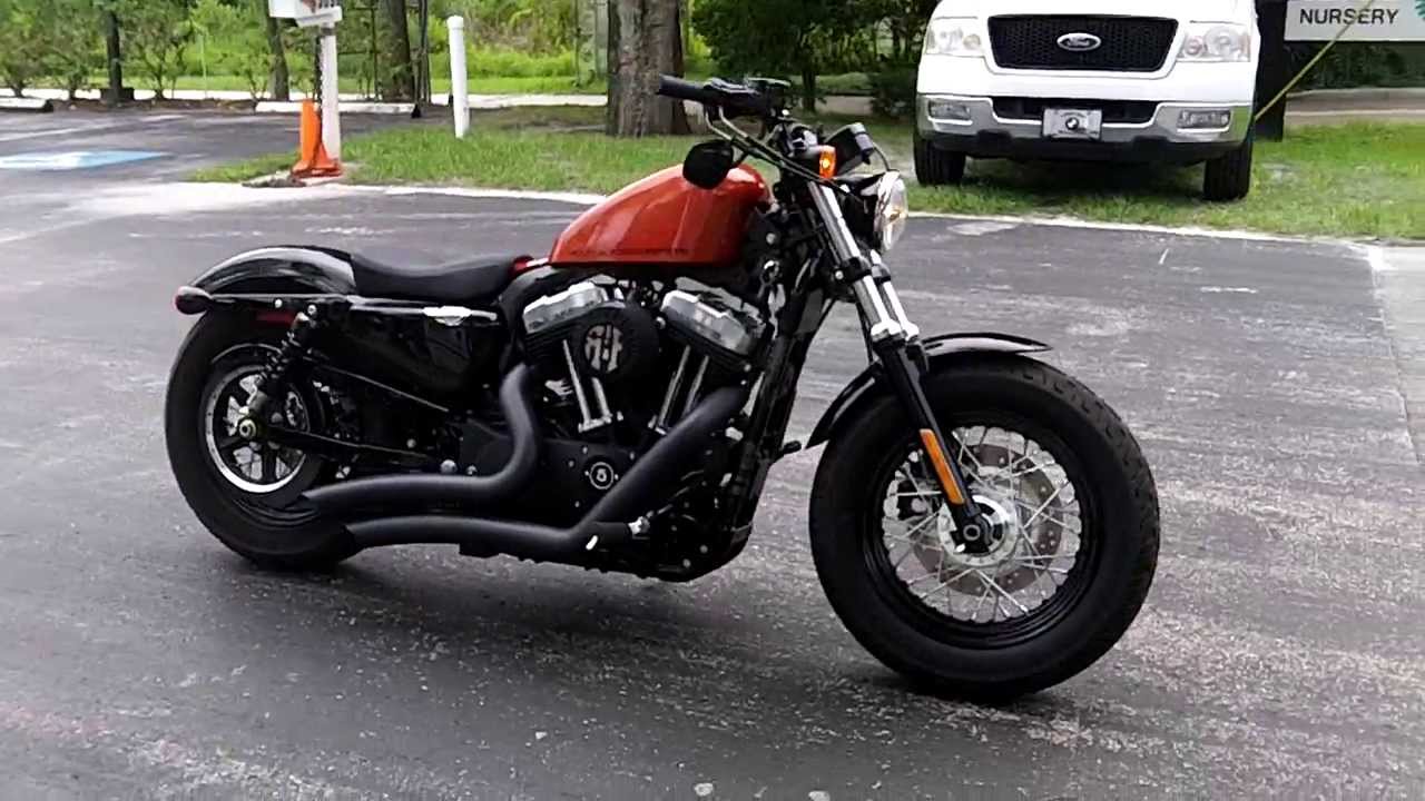 2011 Harley Davidson Sportster Forty Eight Orange Black 