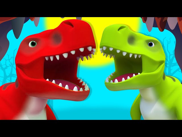 T-Rex Dinosaur Song | NEW 3D Songs For Kids | Pop Teen Toons class=