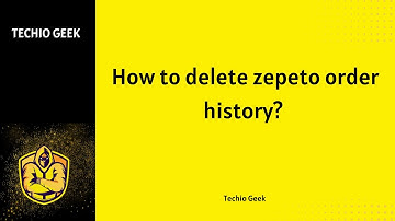 How To Delete Zepeto Order History?