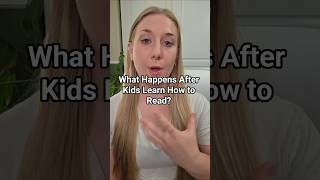What Happens After Kids Learn How to Read?