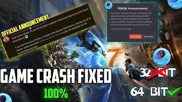 Fix Gameloop 32-Bit Crash in PUBG Mobile 3.7! ✅ Best Emulator Settings to Fix Crash | 100% Working