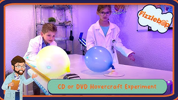 How to make a CD or DVD Hovercraft with this Super Simple (Experiment)