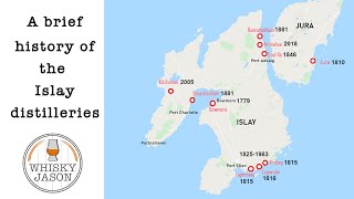 A brief history of the Islay distilleries
