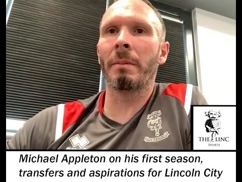 First season, Lincoln City transfers and beyond: Michael Appleton talks to Linc Sport