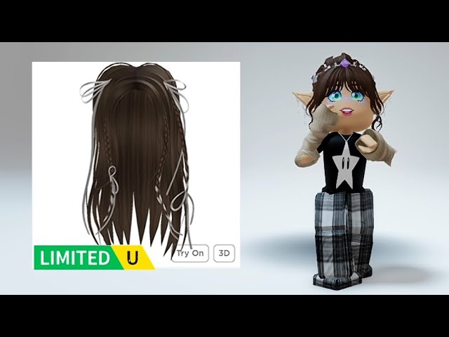 Blonde Tied Braids Long Hair - Roblox