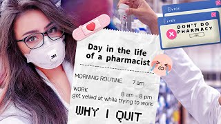 Day in the life of a Pharmacist 👩‍⚕️why not to do pharmacy 💊 the ugly truth of why I quit screenshot 4