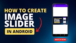 How to create image slider in android studio