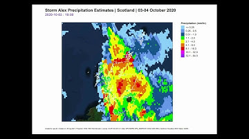Storm Alex - Visualising Global Precipitation Measurement (GPM) Data