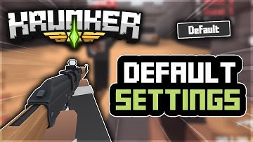 PLAYING Krunker.io Using DEFAULT SETTINGS!!!