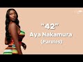 Aya Nakamura 42 Paroles Aya Nakamura 42 Paroles