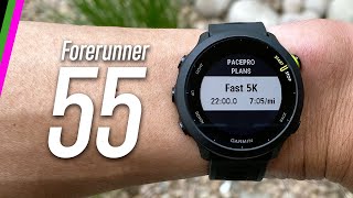 Garmin Forerunner 55 GPS Sportswatch In-Depth Review // More Running Features!