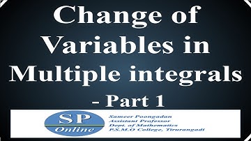 Change of variables in Multiple integrals-Part 1 (Lecture-46 for S3 Complementary Mathematics)