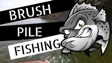 How to crappie fish brush piles - using sonar and no marker buoys