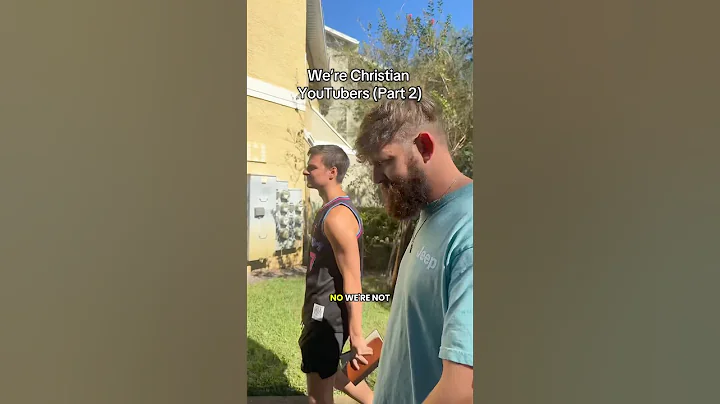 “We’re Christian YouTubers” 😂 love these guys @BibleWithDaniel @mikemalagies #jesus #youtuber