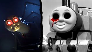 THOMAS THE TANK ENGINE.EXE?! REACTING TO THE CREEPIEST AND SCARIEST THOMAS HORROR ANIMATIONS