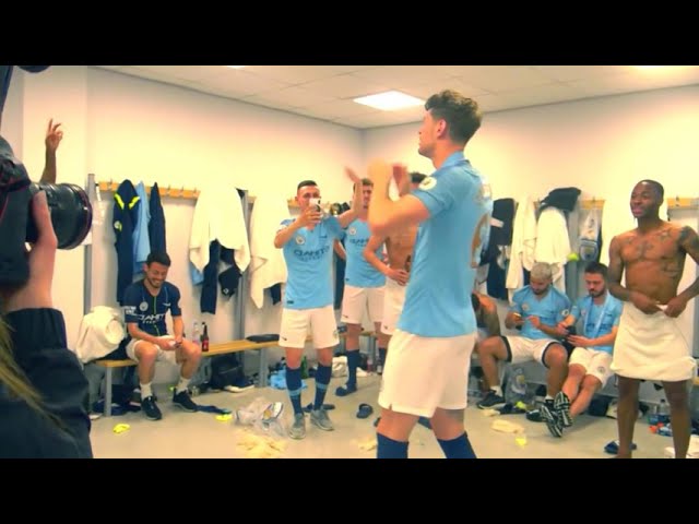 John Stones Dancing After Manchester City Crowned Champions class=