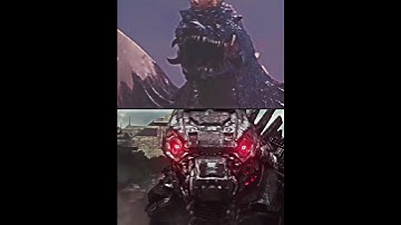Space Godzilla Vs Mecha Godzilla | #edit #short #godzilla