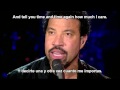 Lionel Richie - Hello (Subtitulos en Español) HD