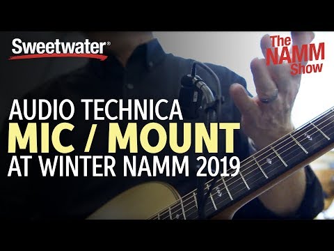 Audio-Technica ATM350 Mic Mounts at Winter NAMM 2019
