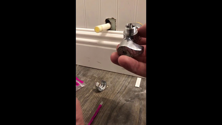 How I replaced a flowtite valve