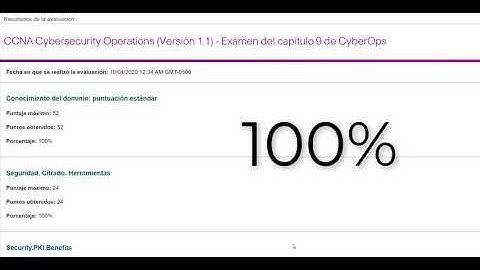 CCNA Cybersecurity Operations (Versión 1.1) - Examen del capitulo 9 de CyberOps [2020] - 100%