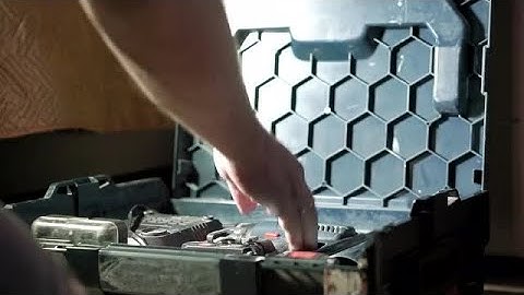 Opening A Toolbox Stock Video