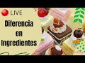 🔴EN VIVO TEMA LA DIFERENCIA EN LOS INGREDIENTES