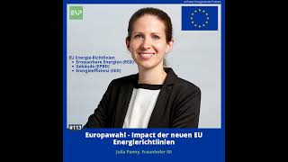 #113 Europawahl - Impact der neuen EU Energierichtlinien (Julia Panny - Fraunhofer ISI)