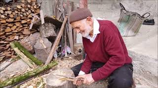 Eski Yöntemlerle Tahta Kaşık Yapımı