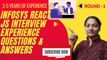 Infosys React js Interview experience 2-5 years | #reactjs #interview #infosys