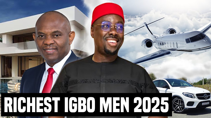 Top RIchest Igbo Billionaires 2025 & Their Networth