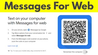 How To Send Sms From Your Pc Using Android Messages & How To Use Messages For Web Feature? screenshot 3