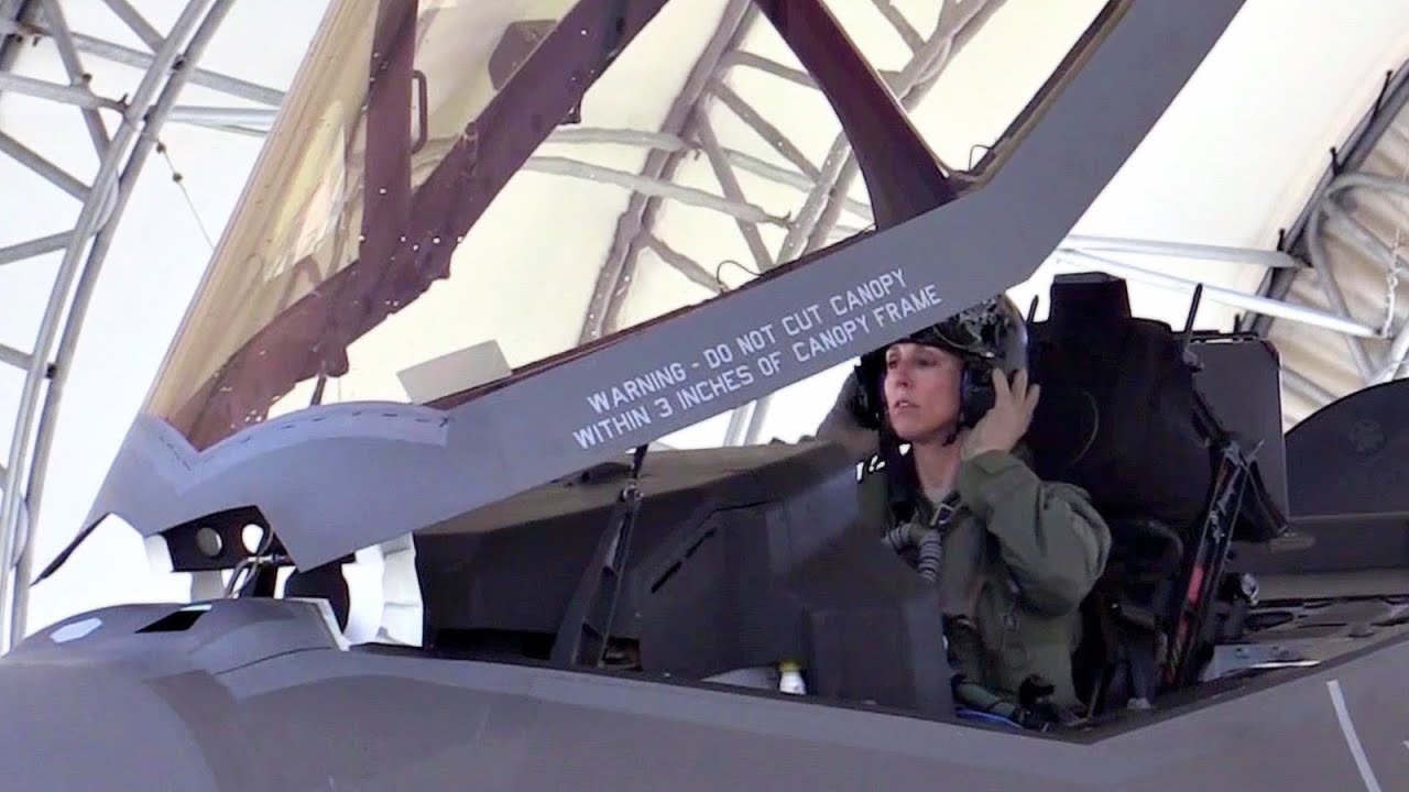 First Female F-35 Pilot - YouTube