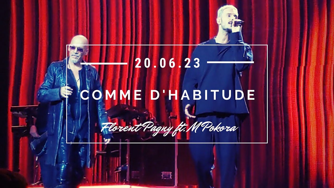 Florent Pagny ft. M Pokora - Comme d'habitude l 20/06/2023 La Seine Musicale