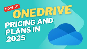 OneDrive Pricing And Plans in 2025 - part 1