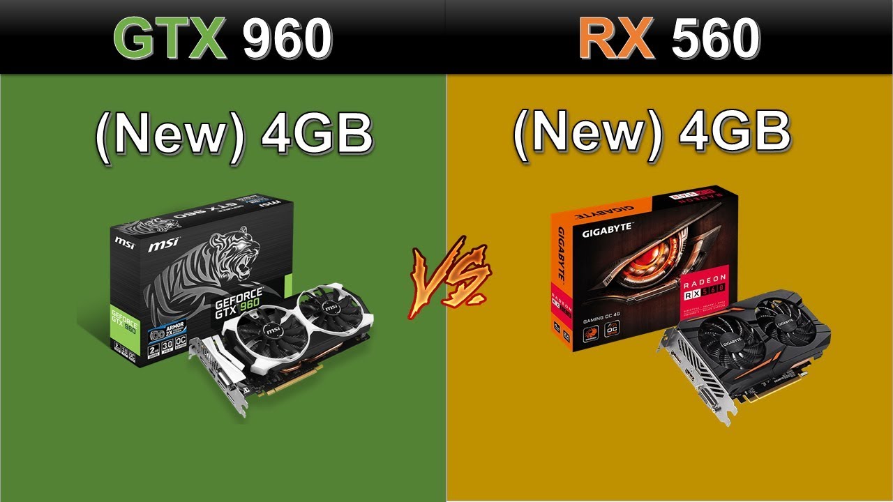 Shopping Gtx 960 Vs Rx 560 4gb With A Reserve Price Up To 79 Off