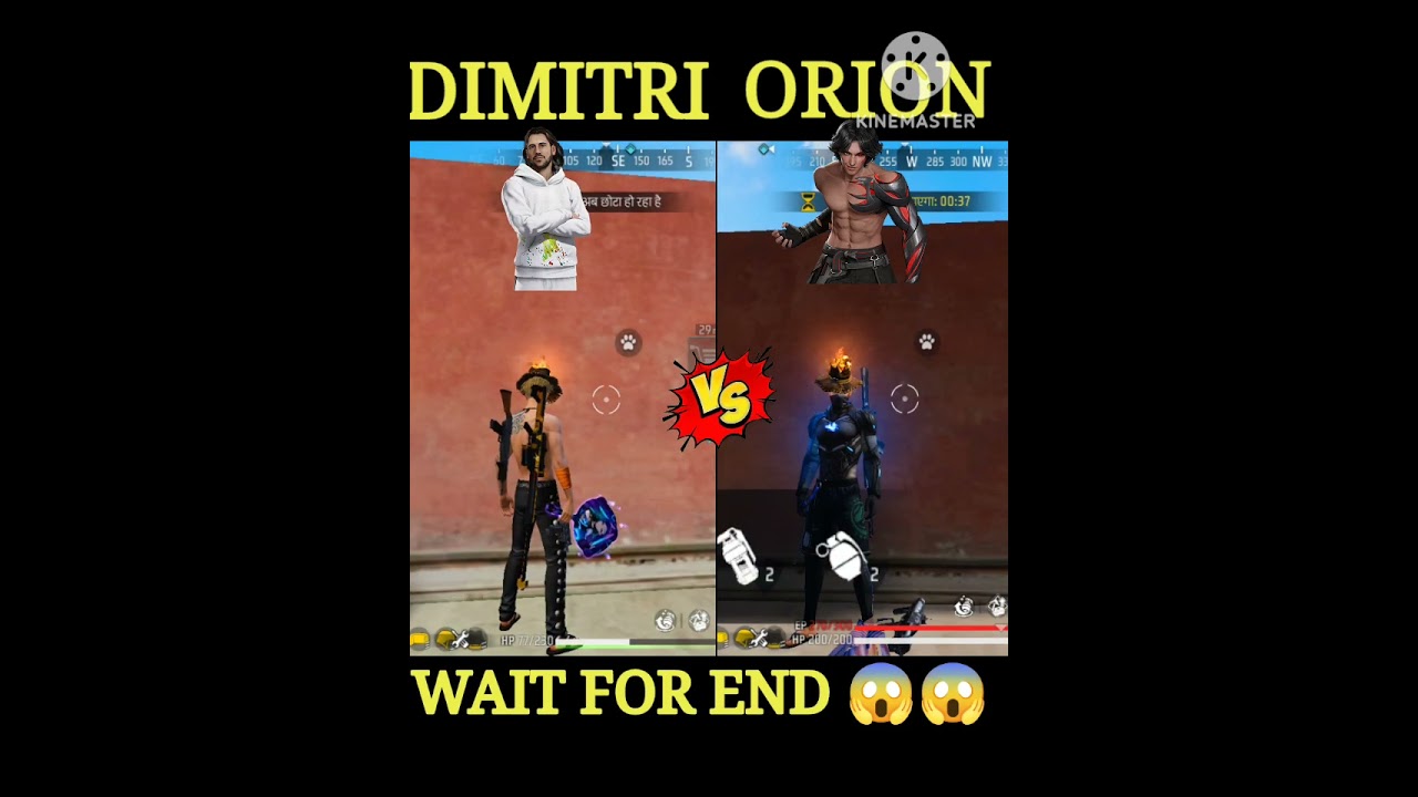 DIMITRI VS ORION 💫 || CHARACTER ABILITY TEST || FREE FIRE CHARACTER VERSUS 