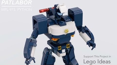 レイバー97式改 パイソンレイバー 「機動警察パトレイバー」Patlabor Lego MOC MPL-97S Python