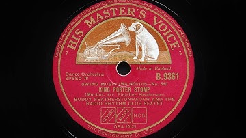 Buddy Featherstonhaugh and the Radio Rhythm Club Sextet – King Porter Stomp
