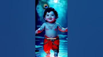 Hare Krishna #baby #love #song #little krishna  #ytshorts #cute