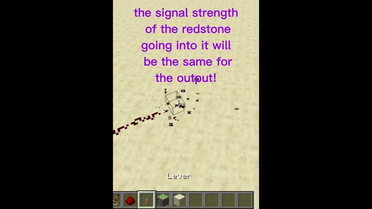 how to use a redstone comparator in minecraft! YouTube