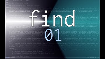 The command-line GNU find // Part 01 - Basics & test expressions [Learn by Practicing]